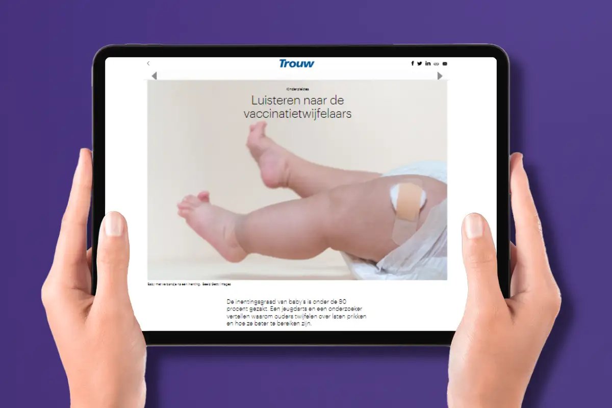 Ipad nieuws artikel ilona konijn