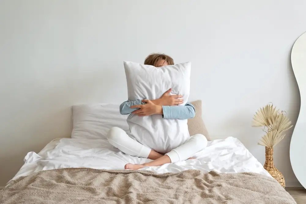Robert plast nog in bed