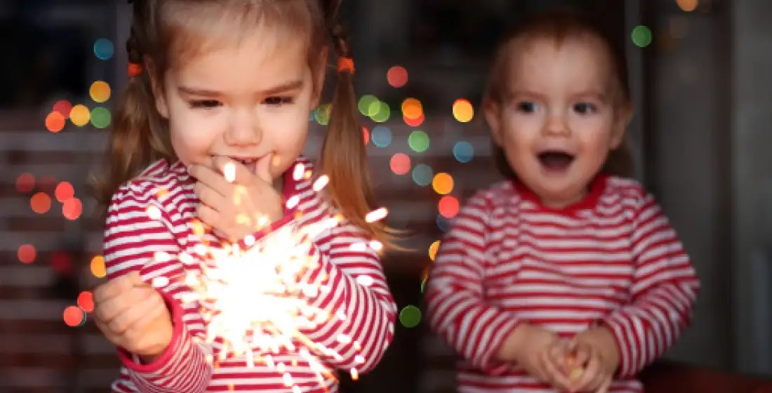 Kinderen vuurwerk