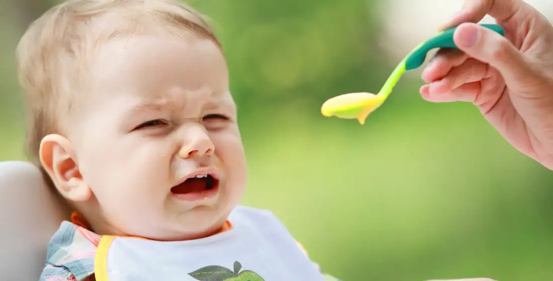 Baby wil niet eten