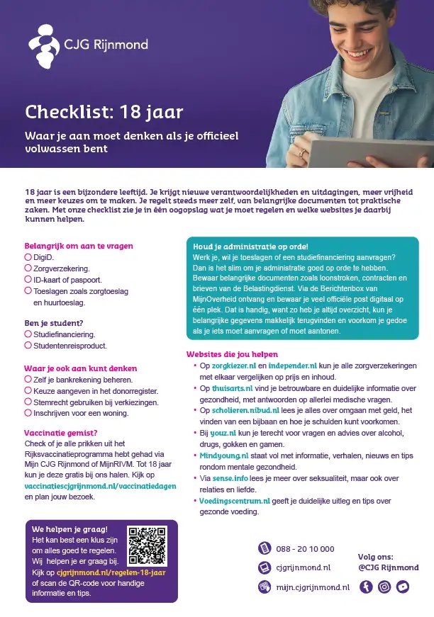 Thumbnail checklist 18 jaar