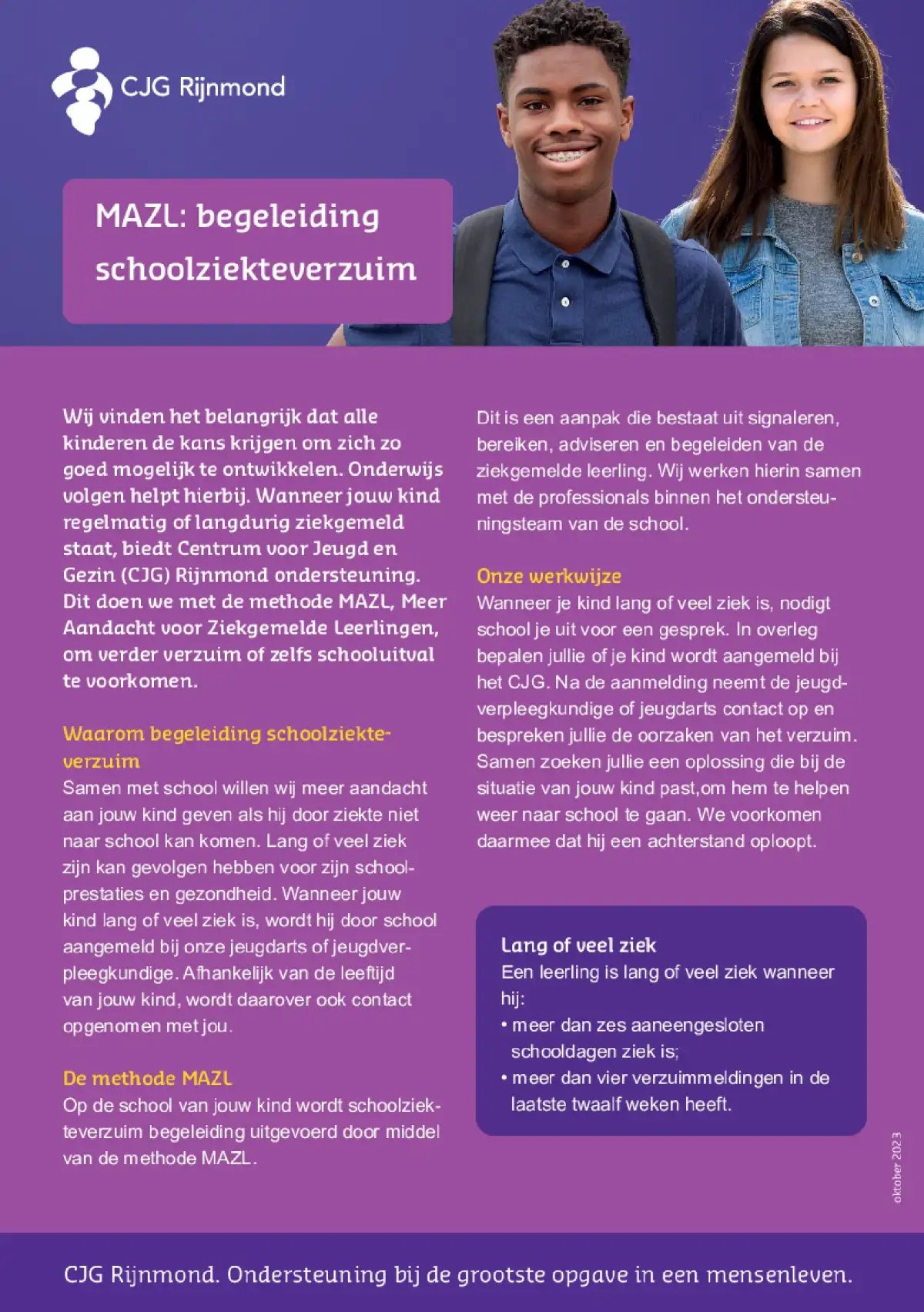 Flyer MAZL voor ouders LR